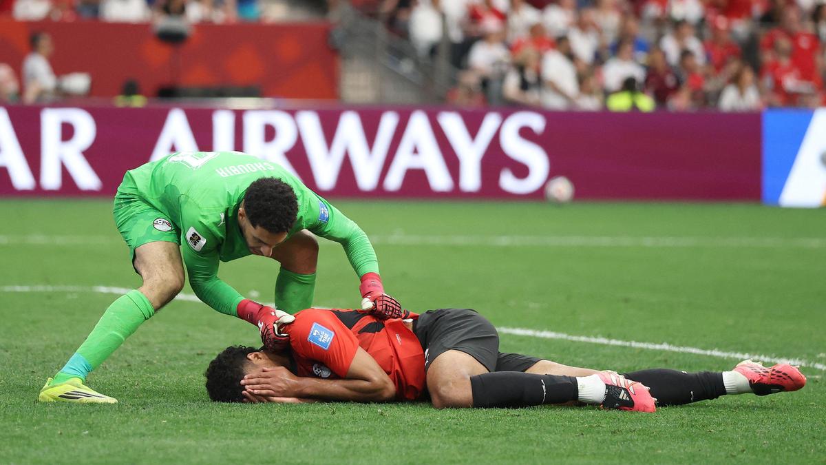 Abdelmonem, do Egito, foi contratado como substituto de concussão durante a partida da Copa do Mundo da FIFA de 2026 contra a Nova Zelândia