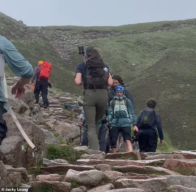 Jacky Leung disse que viu a Princesa de Gales subindo Ben Nevis no fim de semana