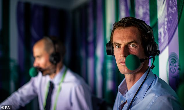 Andy Murray (foto em 2018) diz que a cobertura da BBC em Wimbledon está “no meio”