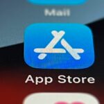 App Store icon on iPhone screen