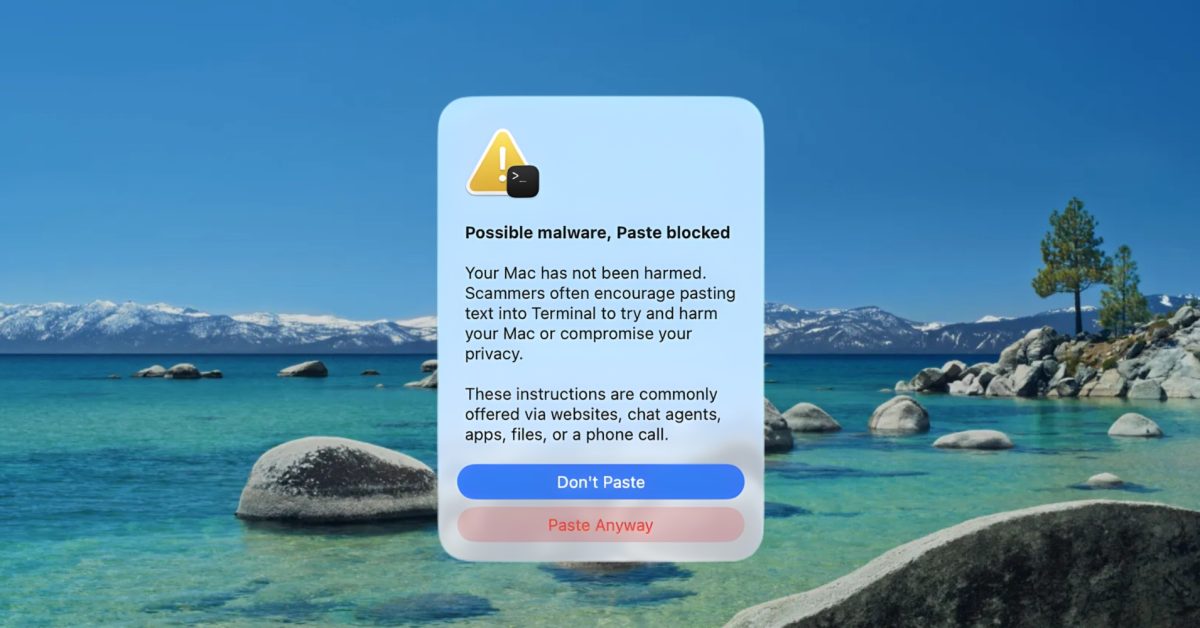 Apple revela por que o macOS pode bloquear o prompt do Terminal
