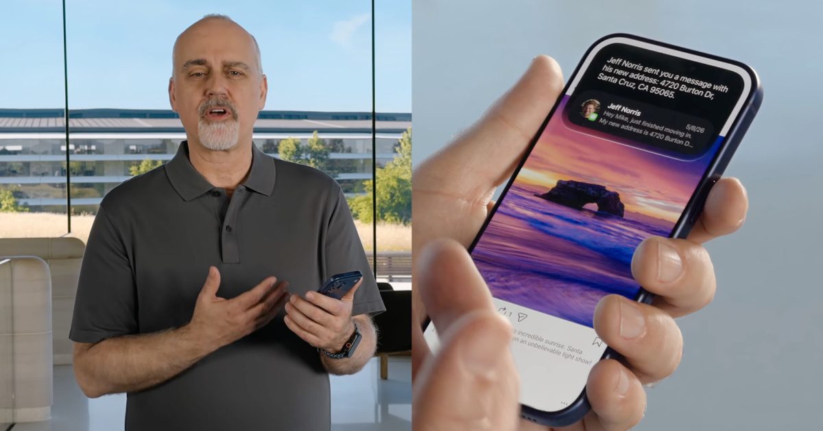 As demonstrações da Siri na palestra foram um pouco lentas, mas isso é uma boa notícia | Captura de tela de uma das demonstrações da Siri