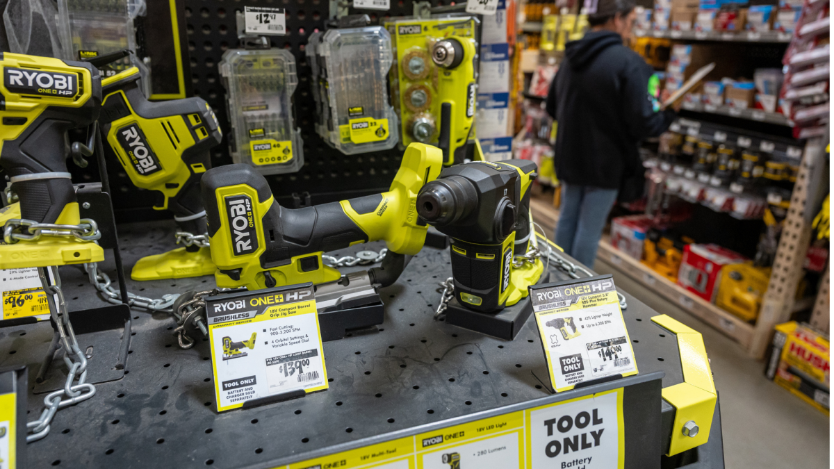 As ferramentas sem fio Ryobi estão com até 70% de desconto agora mesmo na Home Depot