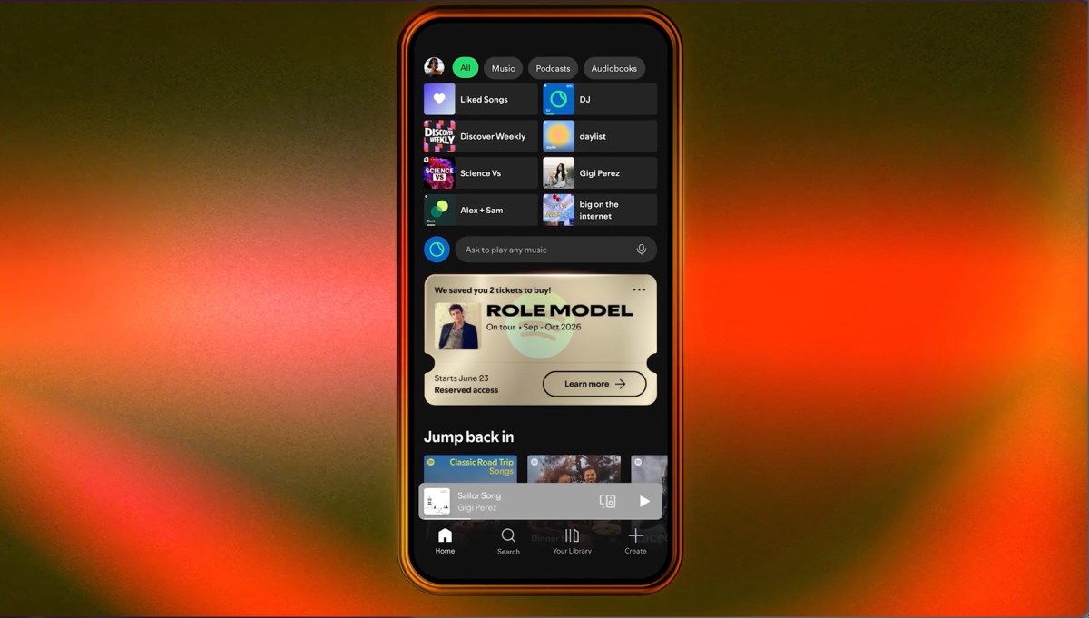 As vendas de ingressos reservados do Spotify para superfãs de música agora vão ao ar