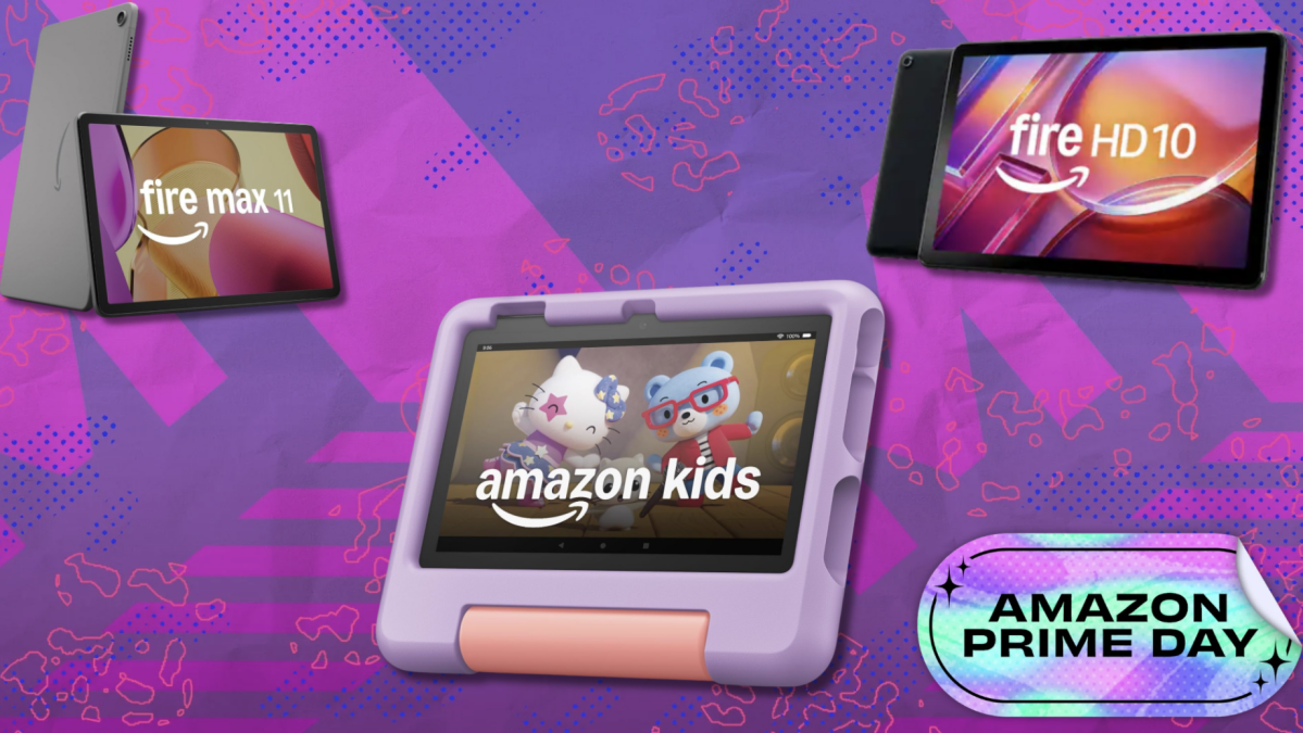 Tablet Amazon Fire 7 Kids em fundo branco