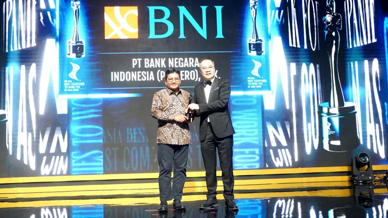 BNI Raih Predikat Melhores empresas para trabalhar na Ásia para Ketiga Kalinya