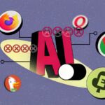 Página de pesquisa do Google exibida em um macbook com um grande sinal de proibição no centro