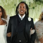 Blue Ivy Carter, Jay-Z e Beyoncé no 2026 Met Gala em 4 de maio de 2026 na cidade de Nova York.