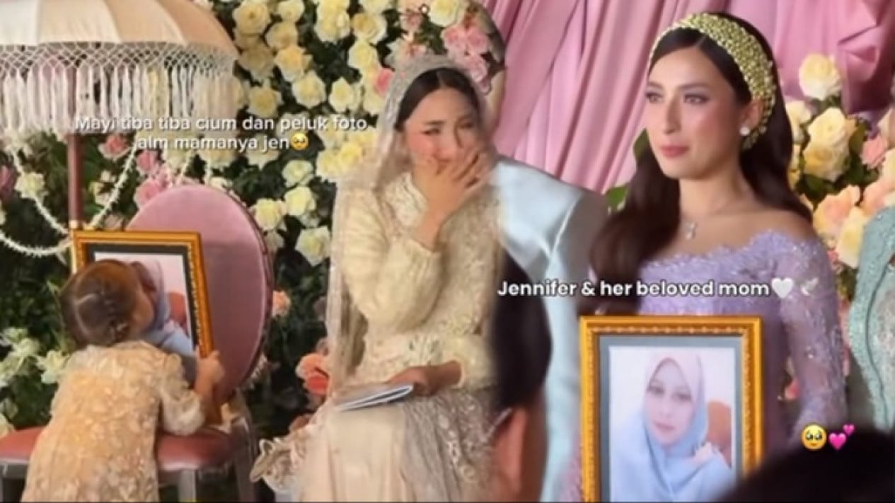 Bikin Netizen Gemas, Kamari Cium Foto Mendiang Ibu Jennifer Coppen: Pasti Sering Meniru Mamanya