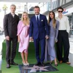 Harper estava em Los Angeles, ao lado de seus irmãos Romeo e Cruz, para ver seu pai ser homenageado com uma estrela na Calçada da Fama de Hollywood.
