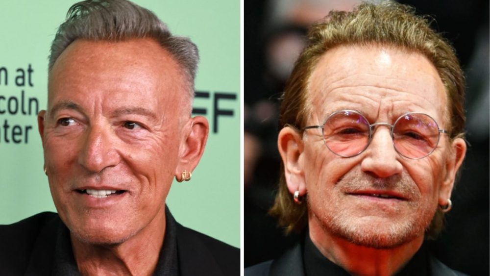 Bruce Springsteen pede desculpas por se recusar a permitir que sua música fosse incluída no comercial de Bono na Gap e diz ao vocalista do U2: 'Eu deveria ter feito isso!'