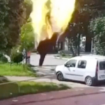 CCTV captura momento do ataque mortal em Zaporizhzhia, Ucrânia