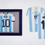 Lionel Messi Argentina Seleção Fanáticos Autêntica Camisa Home Autografada 2022-23