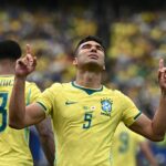 Casemiro se aproxima da lenda brasileira Bebeto após gol marcante na Copa do Mundo