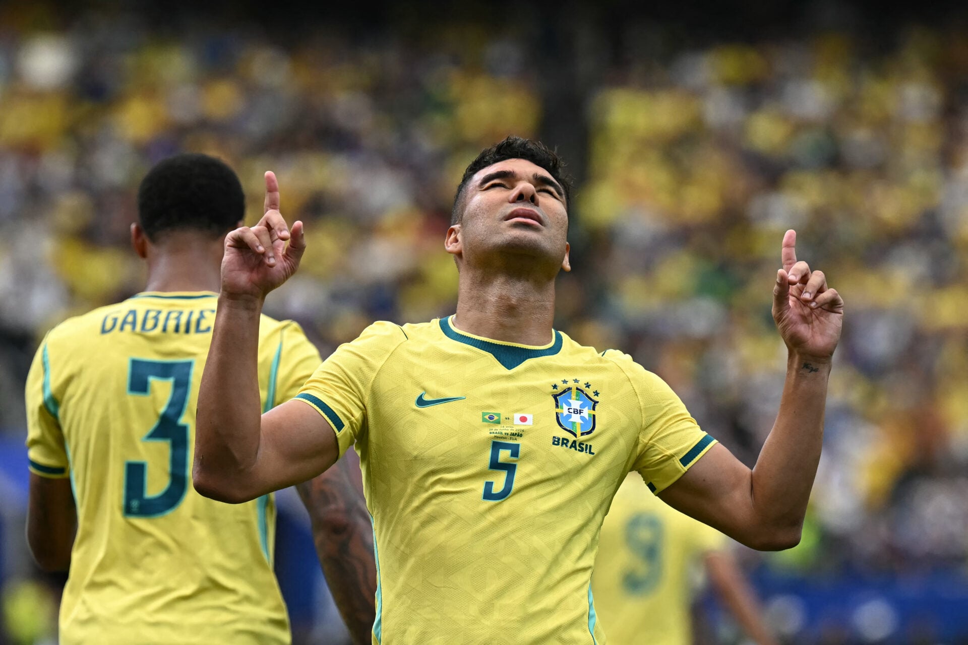 Casemiro se aproxima da lenda brasileira Bebeto após gol marcante na Copa do Mundo