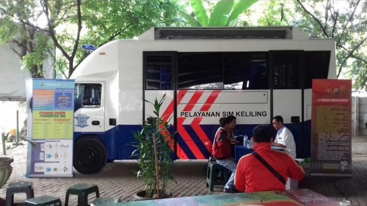 Catat, SIM Keliling Jacarta Beroperasi Terbatas Hari Ini