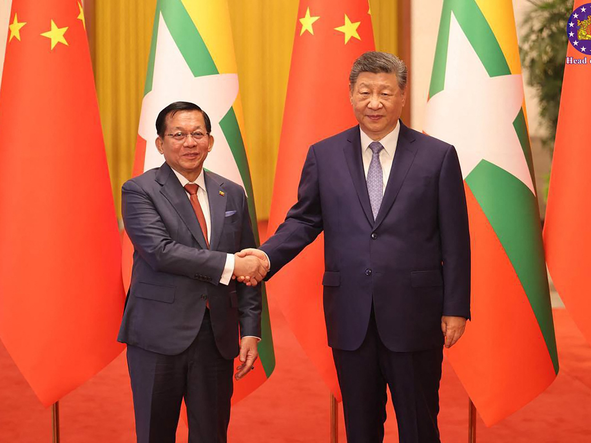 China oferece apoio firme ao presidente de Mianmar durante sua visita de Estado