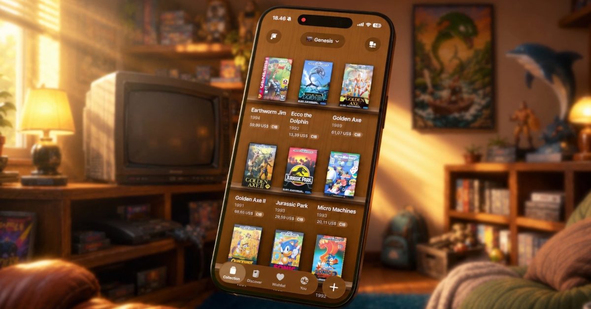 Cibby é um aplicativo iOS lindamente projetado para colecionadores físicos de videogame