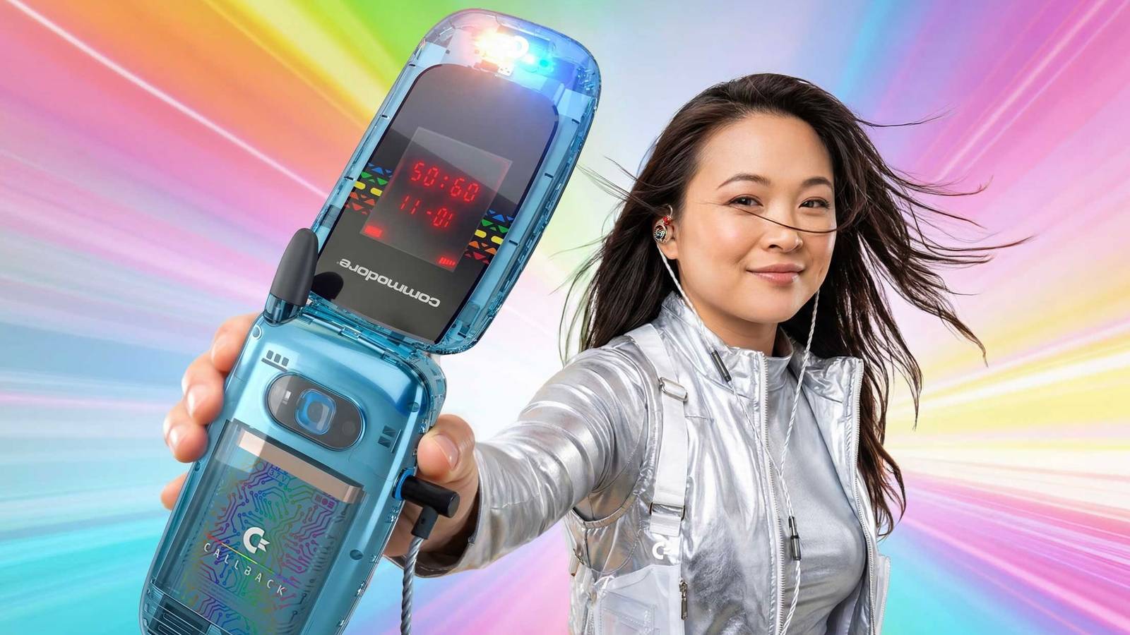 Uma imagem promocional do Commodore Callback 8020