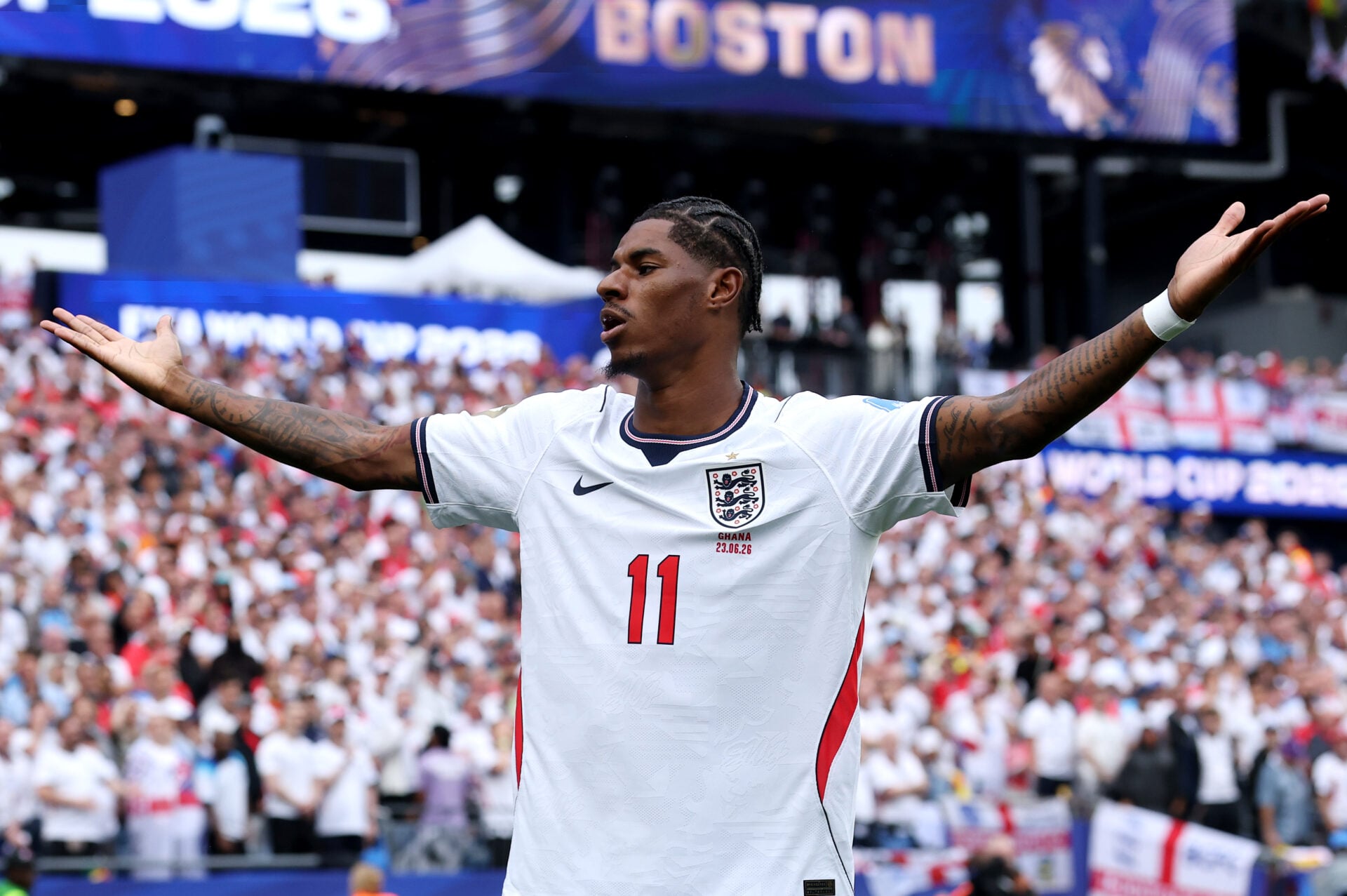 Como Marcus Rashford se saiu no sorteio da Inglaterra contra Gana