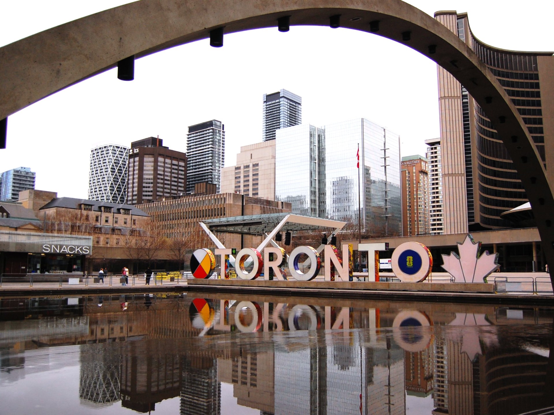 Uma vista do Centro Islâmico de Toronto em Toronto, Canadá