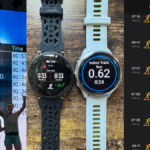 Amazonfit à esquerda; Garmin à direita.