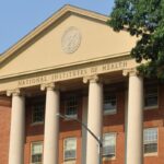 This photo provided by the National Institutes of Health shows the James H. Shannon Building on the NIH campus in Bethesda, Maryland, in 2015. (Lydia Polimeni/NIH via AP)