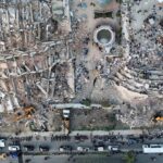 Drone captura esforços de resgate em andamento após terremotos na Venezuela
