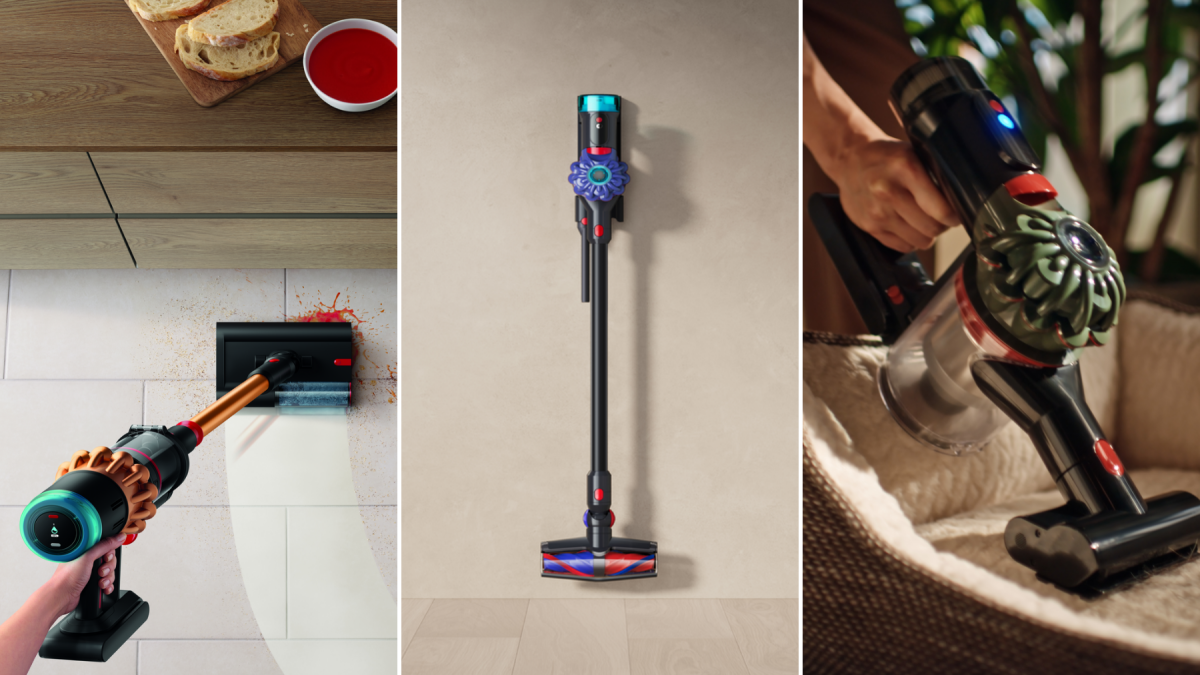 Vácuo Dyson V8 Cyclone em fundo branco