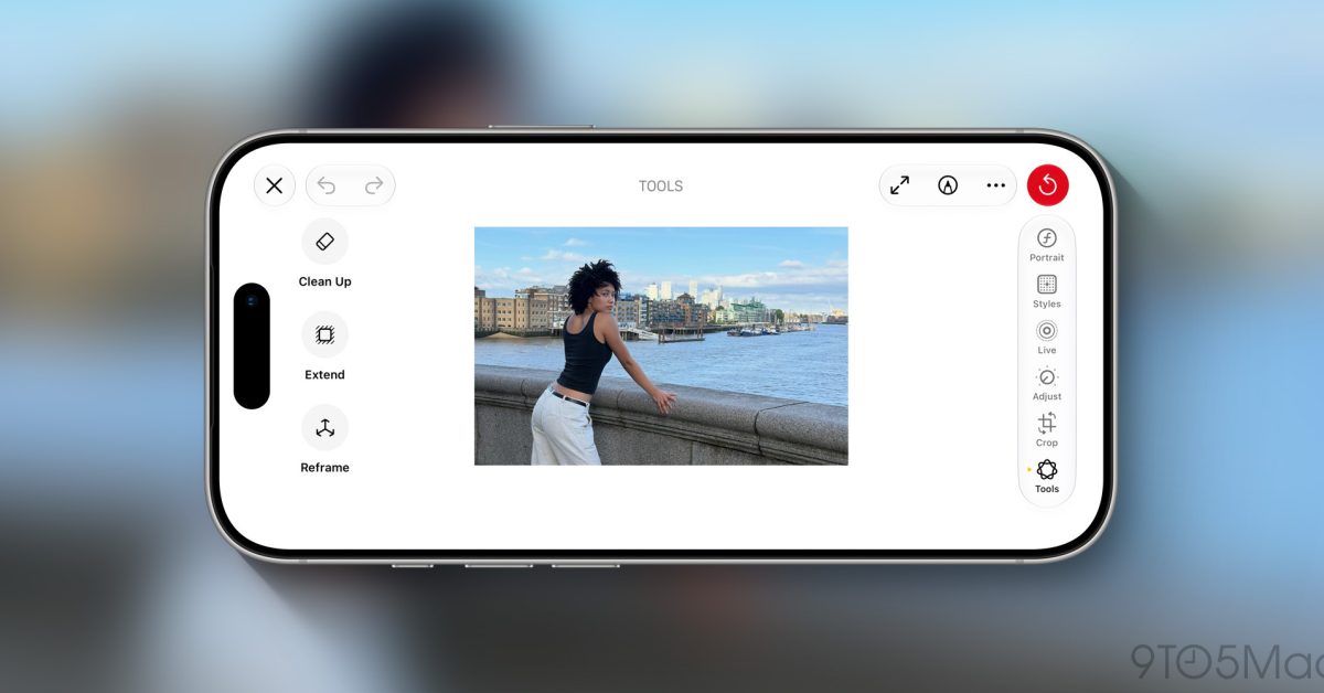 É por isso que acho que os recursos de foto AI no iOS 27 são tão bem considerados | Uma captura de tela mostrando as novas ferramentas de fotografia com IA
