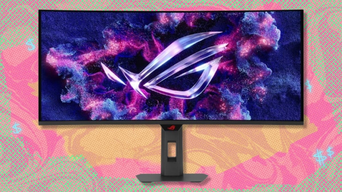 Economize $ 350 neste monitor de jogos ASUS ROG Strix Ultrawide QD-OLED de 34 polegadas