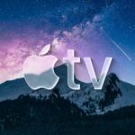 Eddy Cue diz que 'melhor e mais' está chegando à Apple TV | Logotipo visto contra um cenário de montanha