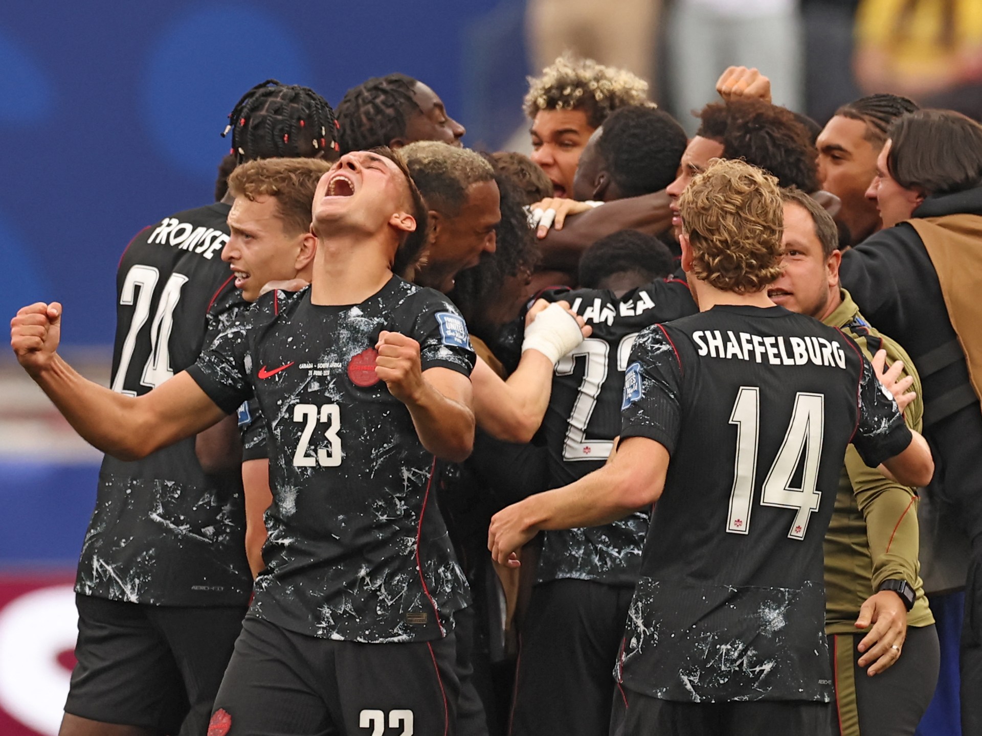 Etiqueta postal da Copa do Mundo de 2026