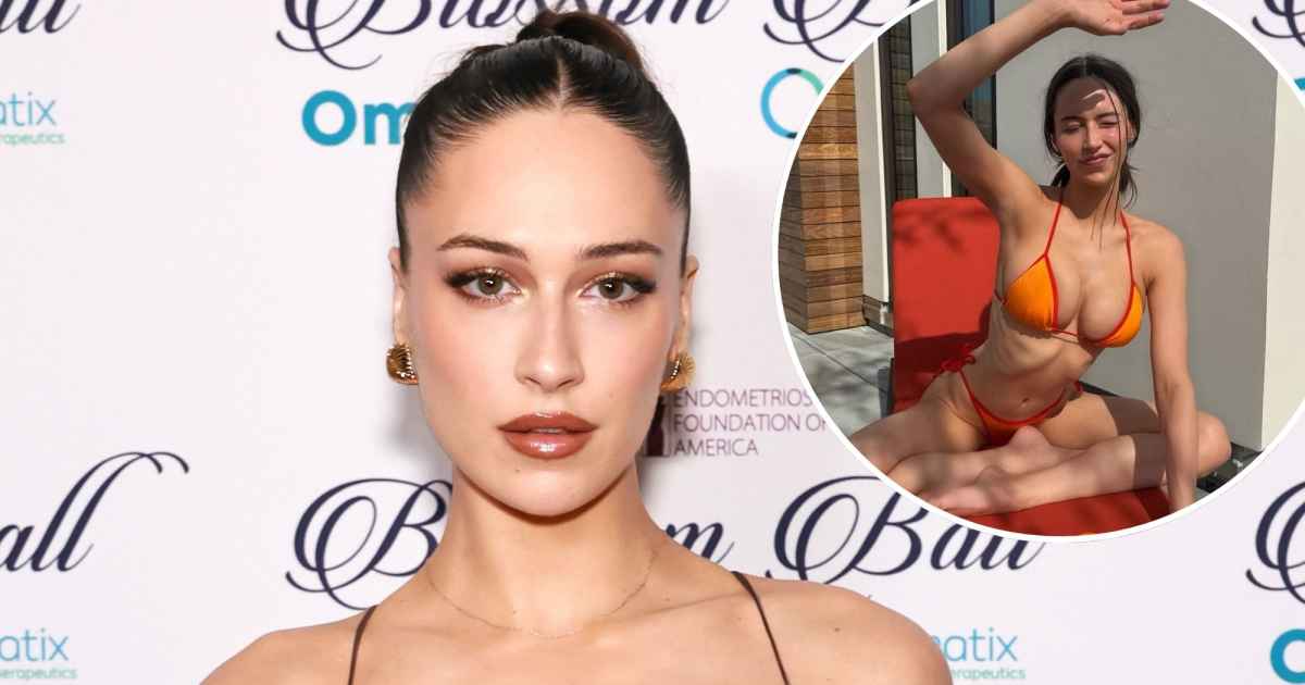 Elsie Hewitt mostra corpo pós-bebê em biquíni 6 meses depois de dar as boas-vindas à filha Scottie IG