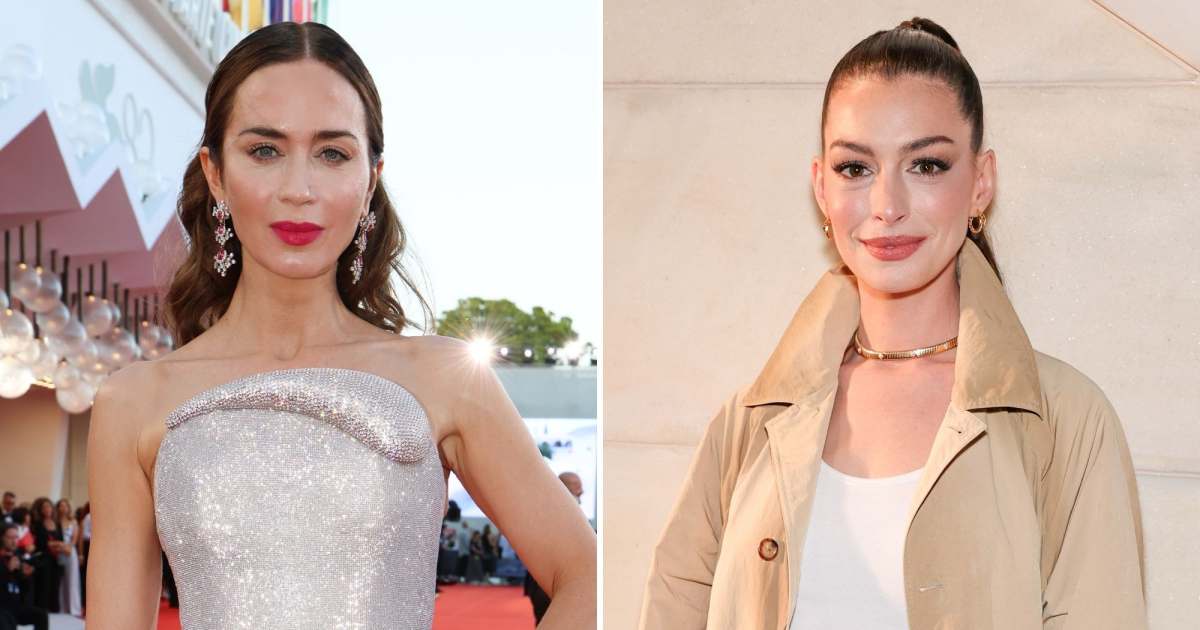 Devil Wears Prada Costars Anne Hathaway e Emily Blunt se reúnem com entusiasmo por sua amizade de 18 anos