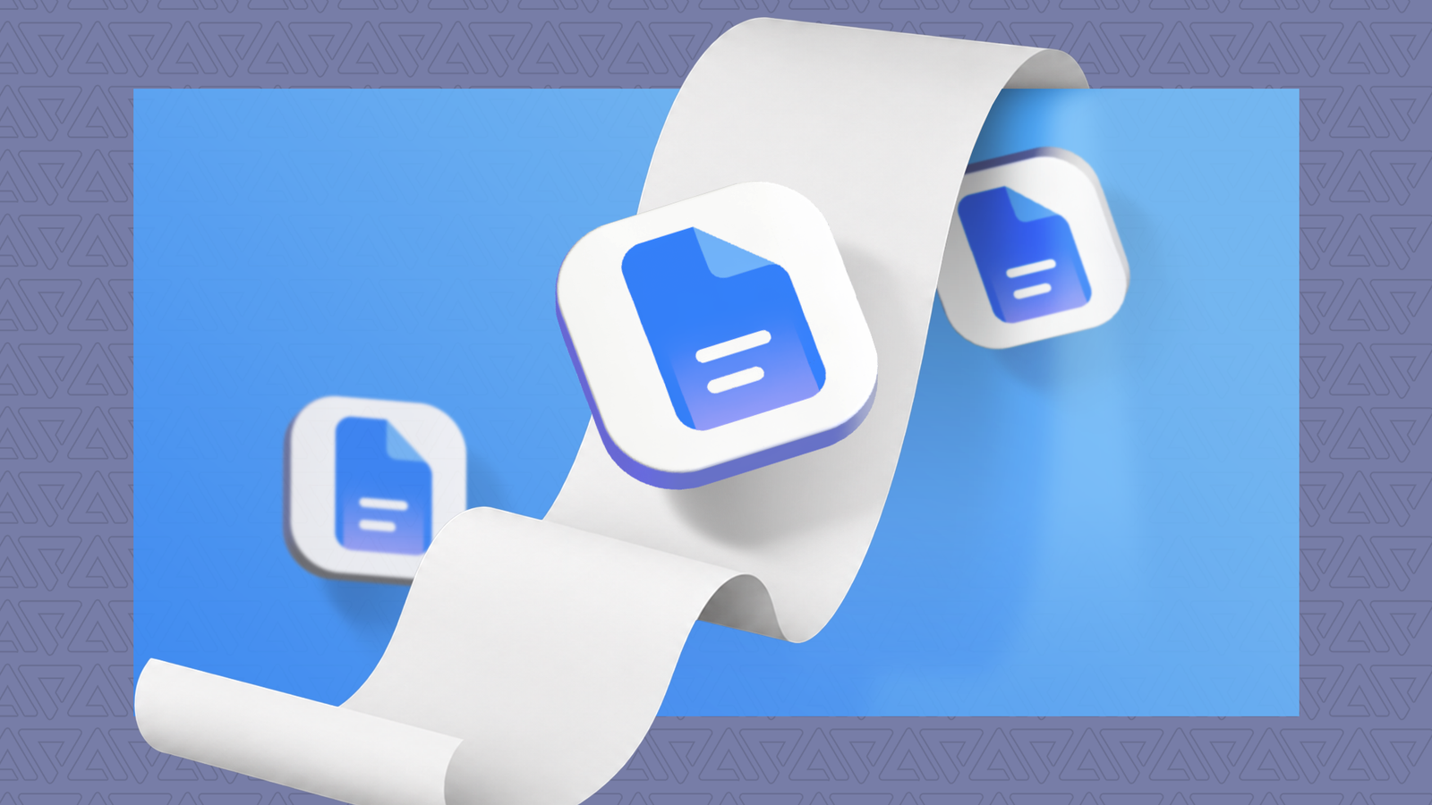O logotipo do Google Docs ao lado de ícones para os complementos Text Cleaner, Doc Variables, Doc Tools e Paperpile.