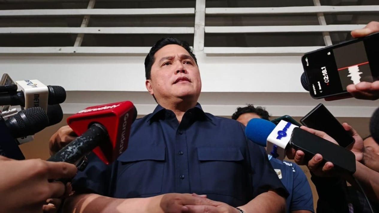 Erick Thohir Ngobrol Panjang Lebar dengan Mees Hilgers Jelang Timnas Indonésia Hadapi Moçambique, Begini Katanya