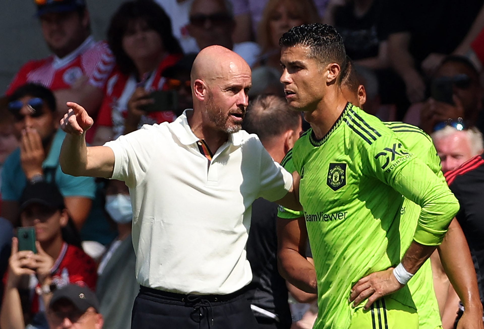 Erik ten Hag revela se conversou com Cristiano Ronaldo desde a machadada do Man Utd e se sua decisão foi acertada