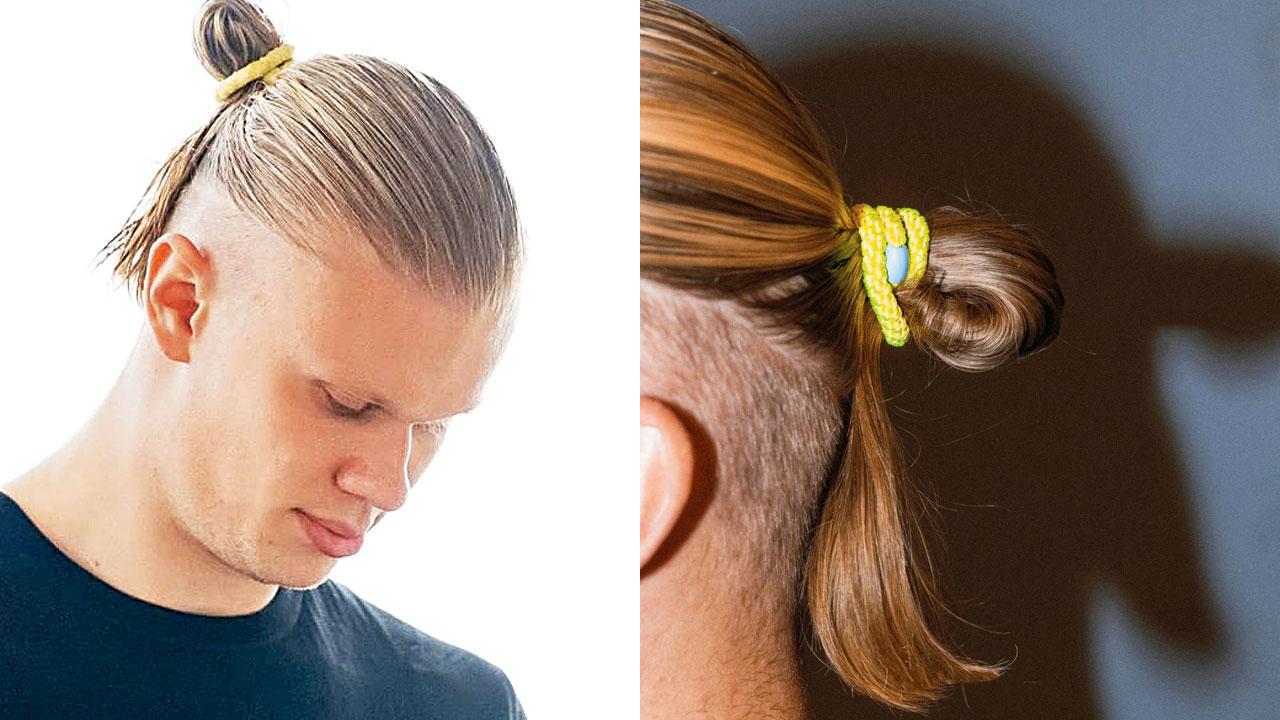 Erling Haaland promove gravatas de cabelo de designer de edição limitada de Bon Depp
