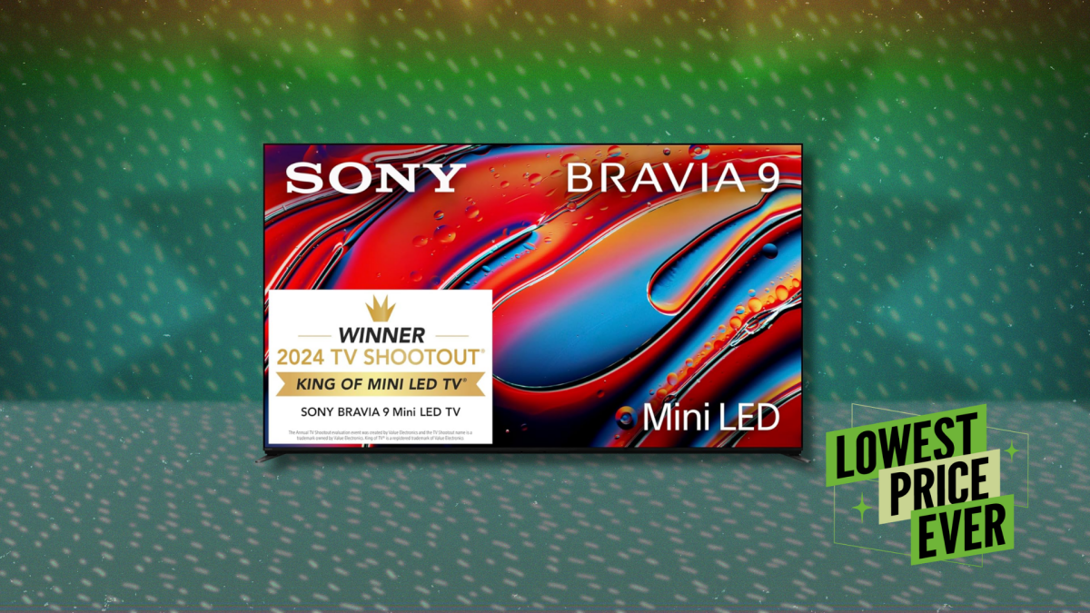 Esta TV Mini-LED Sony de 75 polegadas é uma alternativa OLED mais brilhante e está com desconto de US $ 1.000 agora