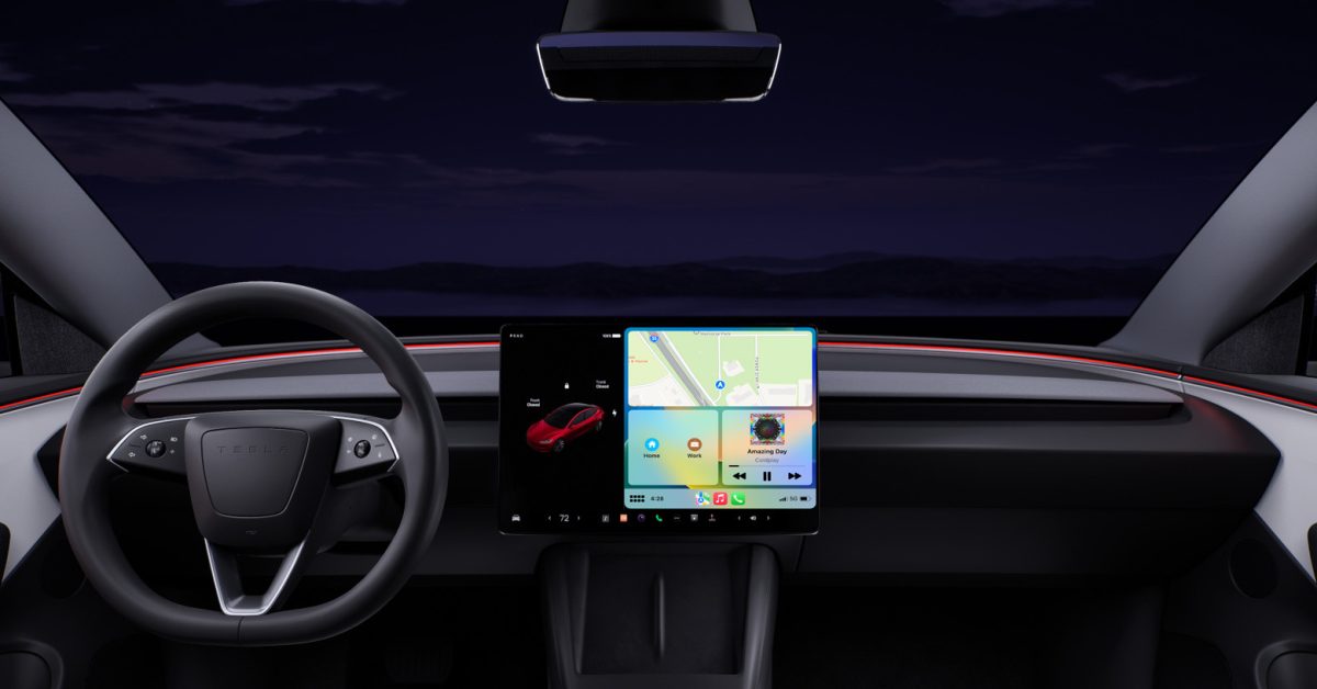 Esta alteração do CarPlay pode ser o elo que faltava para o suporte Tesla