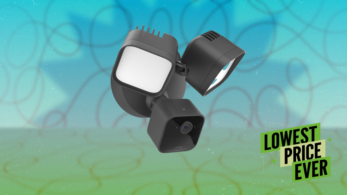 Esta câmera Blink Floodlight tem 70% de desconto durante uma promoção no início do primeiro dia