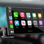 Estéreo portátil sem fio para carro Carplay