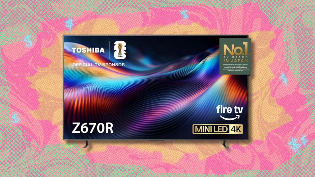 Esta enorme TV Mini-LED 4K da série Z670 da Toshiba de 75 polegadas está com mais de US $ 900 de desconto agora na Amazon