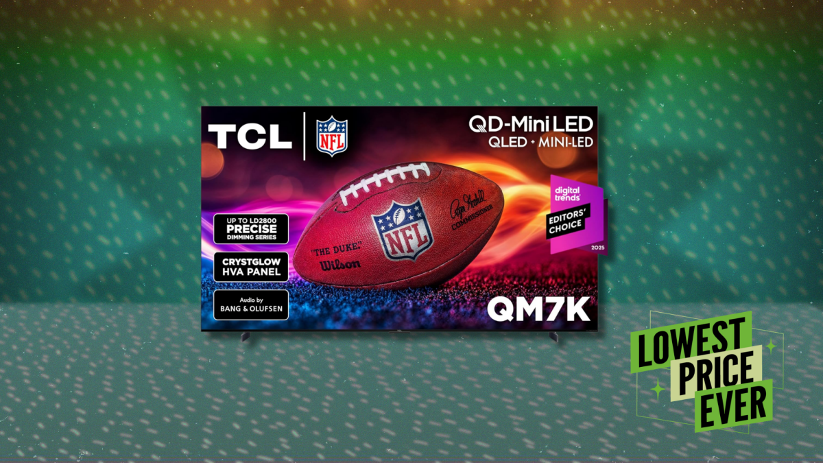 Esta enorme TV mini-LED TCL está com desconto de US $ 1.000 agora