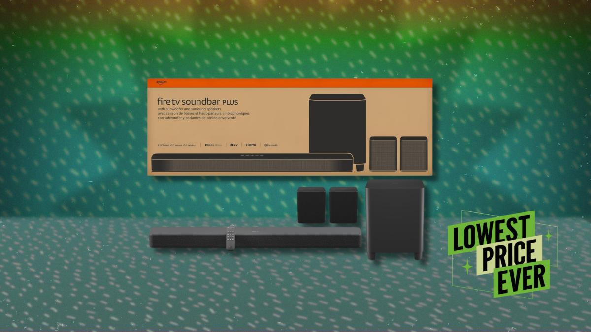Este pacote Fire TV Soundbar Plus está com desconto de US $ 200 agora mesmo