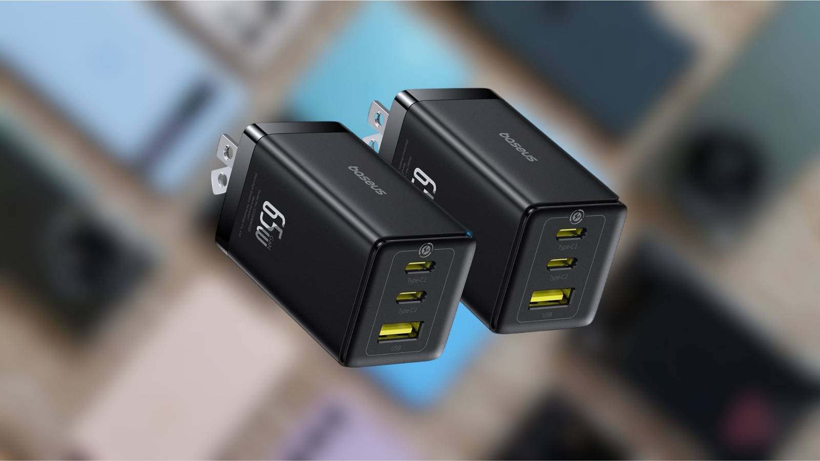 Este pacote de carregador de 2 pacotes Baseus 65W por US $ 36 é o melhor preço que vimos durante todo o ano