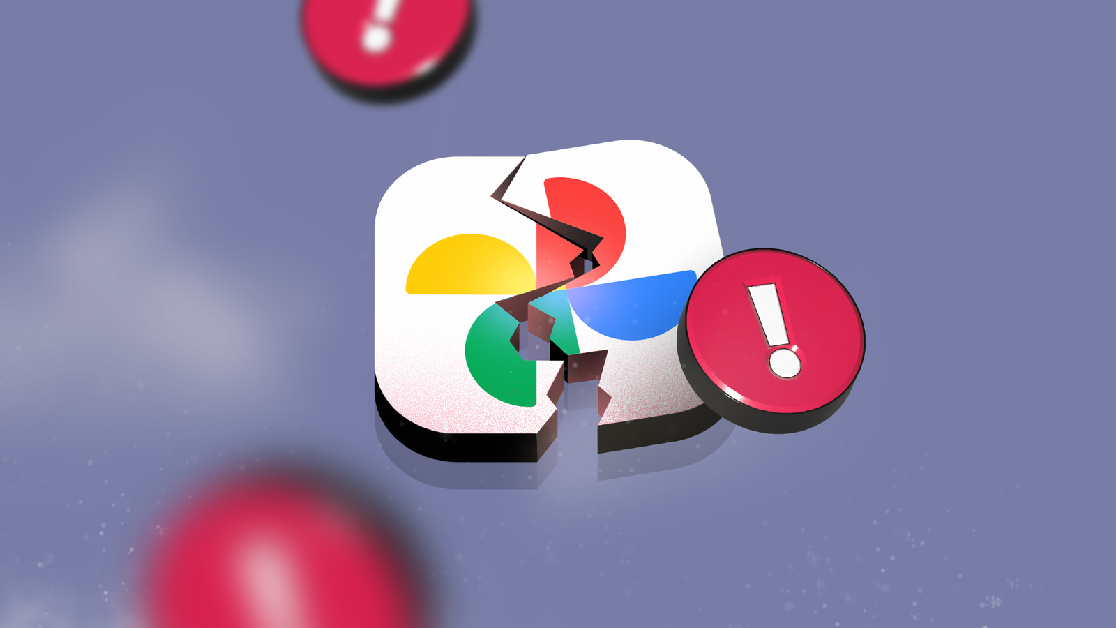 Ilustração mostrando o logotipo da Gemini no centro, cercado por ícones do Gmail, Docs, restaurante e viagens do Google.