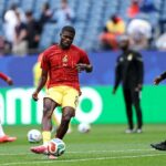 Thomas Partey fez sua estreia na Copa do Mundo contra a Inglaterra, em Boston, na noite de terça-feira
