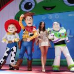 Jesse, Woody, Belinda, and Buzz Lightyear
